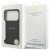 Etui Guess iPhone 17 Pro Peony Hot Stamp Czarne - Saffiano MagSafe Gold Detale