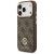 Etui Guess iPhone 17 Pro 4G Strass Logo Brązowe - Oryginalny Pokrowiec MagSafe