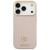 Etui Guess iPhone 17 Pro Grained Strass Logo Różowe - Oryginalny Pokrowiec MagSafe