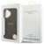 Etui Guess iPhone 17 Peony Hot Stamp Brązowe - Saffiano MagSafe Gold Detale