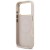 Etui Guess iPhone 17 Pro Peony Hot Stamp Różowe - Saffiano MagSafe Gold Detale