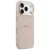 Etui Guess iPhone 17 Pro Peony Hot Stamp Różowe - Saffiano MagSafe Gold Detale