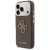 Etui Guess iPhone 17 Pro FW Resin Logo Brązowe - Skóra Ekologiczna Złote 4G