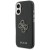 Etui Guess iPhone 17 FW Resin Logo Czarne - Skóra Ekologiczna Srebrne 4G