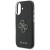 Etui Guess iPhone 17 FW Resin Logo Czarne - Skóra Ekologiczna Srebrne 4G