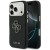 Etui Guess iPhone 17 Pro FW Resin Logo Czarne - Skóra Ekologiczna Srebrne 4G