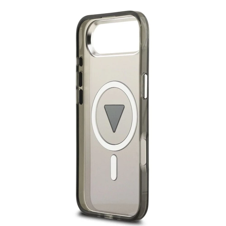 Etui Guess iPhone 17 Air IML Gradient Triangle Logo Czarne - MagSafe