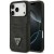 Etui Guess iPhone 17 Pro 4G Double Card Triangle Czarne - Futerał z Kieszonką na Karty