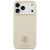 Etui Guess iPhone 17 Pro Max Grained Strass Logo Beżowe - Futerał MagSafe