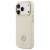 Etui Guess iPhone 17 Pro Grained Strass Logo Beżowe - Oryginalny Pokrowiec MagSafe