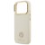 Etui Guess iPhone 17 Pro Grained Strass Logo Beżowe - Oryginalny Pokrowiec MagSafe