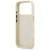 Etui Guess iPhone 17 Pro Grained Strass Logo Beżowe - Oryginalny Pokrowiec MagSafe