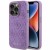 Guess etui iPhone 15 Pro Max jasny fiolet Quilted 4G Classic – oryginalne GUHCP15XP4EPMU