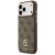 Etui Guess iPhone 17 Pro Max 4G Strass Logo Brązowe - Oryginalny Pokrowiec MagSafe