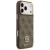 Etui Guess iPhone 17 Pro Max 4G Strass Logo Brązowe - Oryginalny Pokrowiec MagSafe