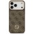 Etui Guess iPhone 17 Pro Max 4G Strass Logo Brązowe - Oryginalny Pokrowiec MagSafe