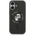 Ekskluzywne etui Karl Lagerfeld do iPhone 17 MagSafe Silicone Karl&Choupette Ring – czarne