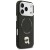 Ekskluzywne etui Karl Lagerfeld do iPhone 17 MagSafe Silicone Karl&Choupette Ring – czarne