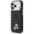 Luksusowe etui Karl Lagerfeld do iPhone 17 Pro MagSafe Karl & Choupette Pins – czarne