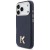 Luksusowe etui Karl Lagerfeld do iPhone 17 Pro MagSafe Karl Head Logo – niebieskie