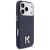 Luksusowe etui Karl Lagerfeld do iPhone 17 Pro MagSafe Karl Head Logo – niebieskie