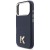 Luksusowe etui Karl Lagerfeld do iPhone 17 Pro MagSafe Karl Head Logo – niebieskie