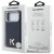 Luksusowe etui Karl Lagerfeld do iPhone 17 Pro MagSafe Karl Head Logo – niebieskie