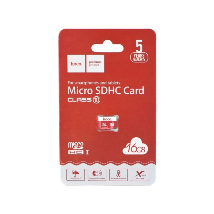 Karta pamięci microSD 16GB Hoco Class 10 85MB/s – szybka karta do telefonu i kamer