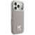 Luksusowe etui Karl Lagerfeld do iPhone 17 Pro MagSafe Karl Head Logo – szare