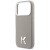 Luksusowe etui Karl Lagerfeld do iPhone 17 Pro MagSafe Karl Head Logo – szare