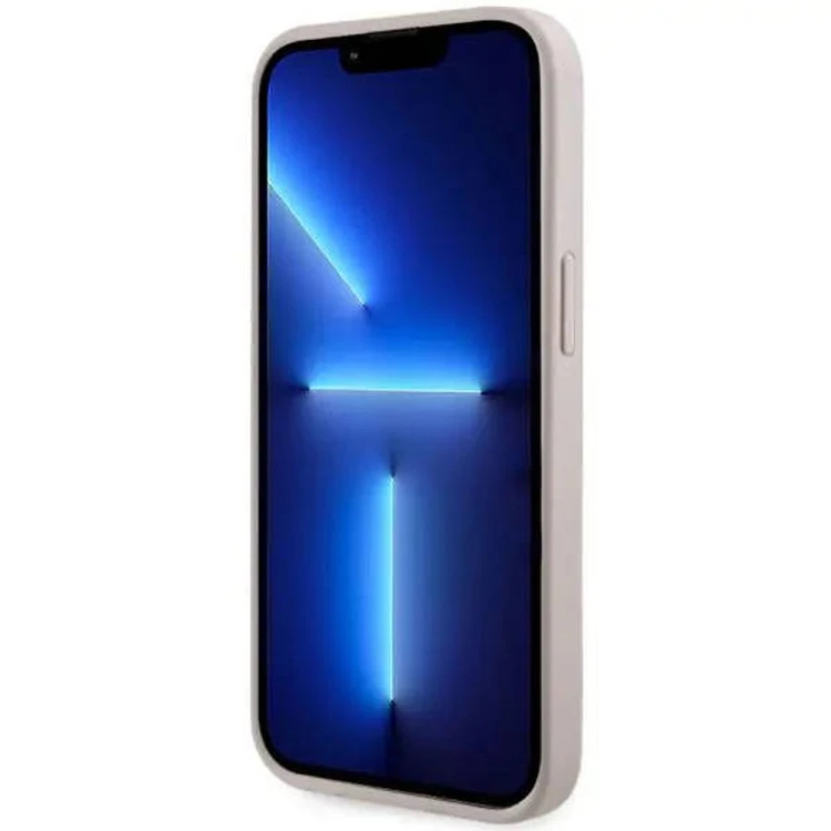 Etui Guess iPhone 14 GCube Stripes Różowe - Oryginalny Pokrowiec MagSafe