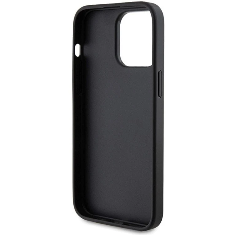 Etui Guess iPhone 15 Pro Max 4G Metal Logo Szare - Oryginalny Pokrowiec