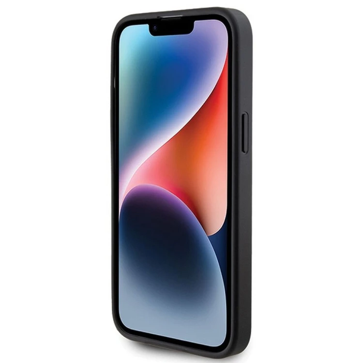 Etui Guess iPhone 15 Pro Max 4G Metal Logo Szare - Oryginalny Pokrowiec