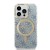 Zestaw Guess iPhone 14 Pro Etui MagSafe + Ładowarka Złoty Niebieski Bundle Pack