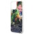 Etui Guess iPhone 15 14 13 Flower Liquid Glitter Niebieskie - Płynny Brokat