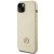 Etui Guess iPhone 15 14 13 Leather 4G Metal Logo Strass Złote - Kryształki