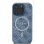 Etui Guess iPhone 16 Pro 4G Ring Classic Logo Niebieskie - MagSafe