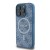 Etui Guess iPhone 16 Pro 4G Ring Classic Logo Niebieskie - MagSafe