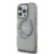 Etui Guess iPhone 16 Pro IML Flowers Wreath Czarne - MagSafe Kwiaty
