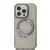 Etui Guess iPhone 16 Pro IML Flowers Wreath Czarne - MagSafe Kwiaty