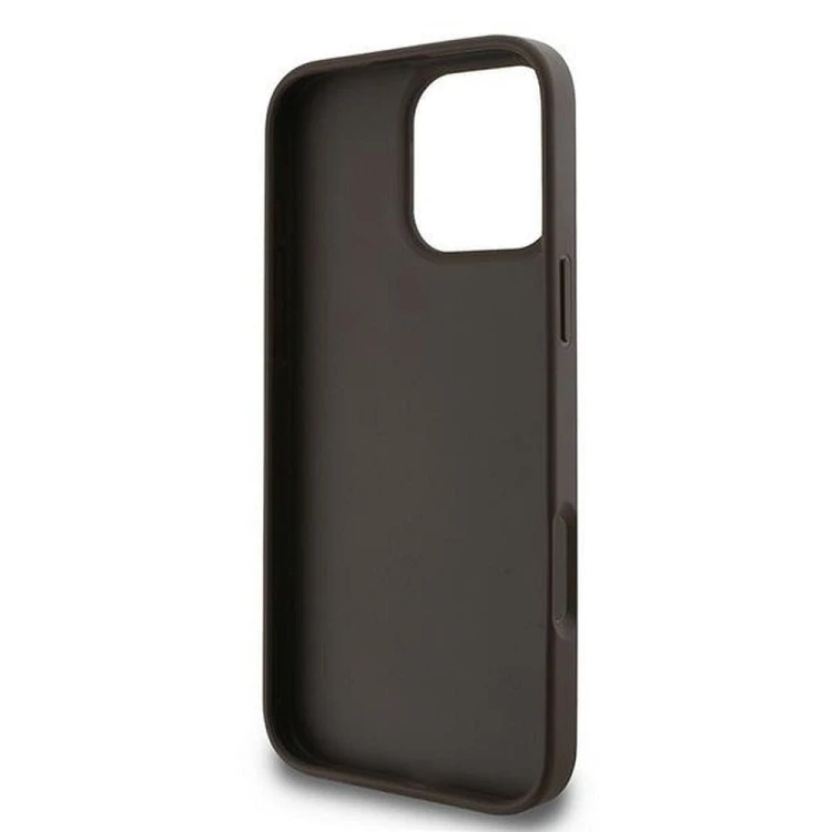 Etui Guess iPhone 16 Pro 4G Big Logo Brązowe - Oryginalny Pokrowiec