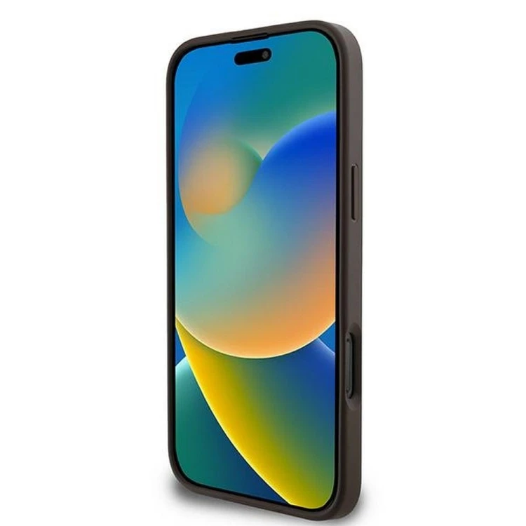 Etui Guess iPhone 16 Pro 4G Big Logo Brązowe - Oryginalny Pokrowiec