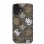 Etui Guess iPhone 16 Peony On 4G Background Brązowe - MagSafe