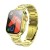Smartwatch Hoco Y12 Ultra 1.96" rozmowy Bluetooth IP67 złoty – pulsometr, sport