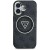 Etui Guess iPhone 16 Metal Glitter 4G Circle Triangle Czarne - MagSafe