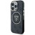 Etui Guess iPhone 16 Pro Metal Glitter 4G Circle Triangle Czarne - MagSafe