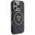 Etui Guess iPhone 16 Pro Metal Glitter 4G Circle Triangle Czarne - MagSafe