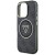 Etui Guess iPhone 16 Pro Metal Glitter 4G Circle Triangle Czarne - MagSafe