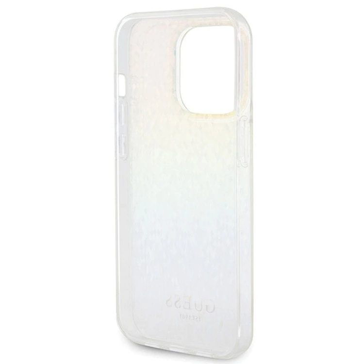 Etui Guess iPhone 14 Pro IML Faceted Mirror Wielokolorowe - Disco Iridescent