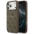 Etui Guess iPhone 17 Pro Max 4G Ring Classic Logo Brązowe - MagSafe